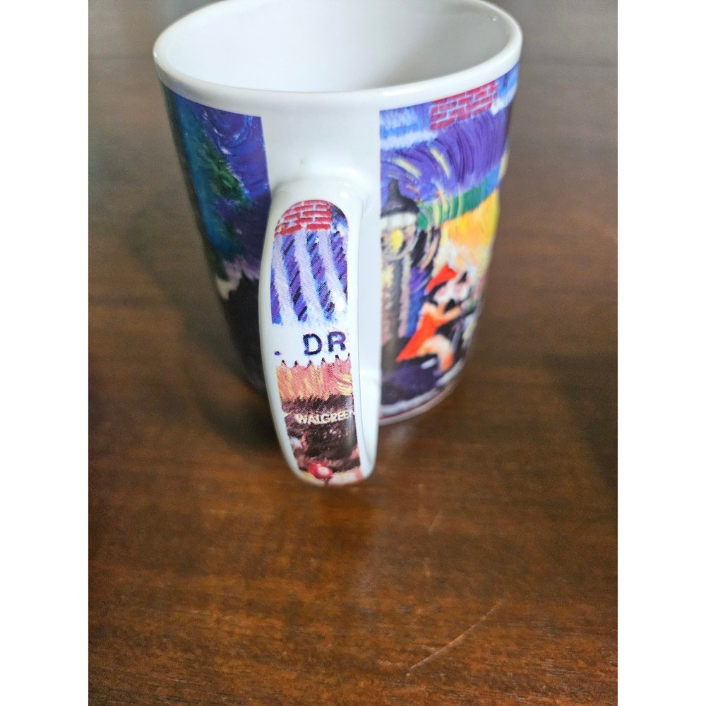 Walgreens Coffee Mug Multicolor First Drugstore 1901 Commemorative Art